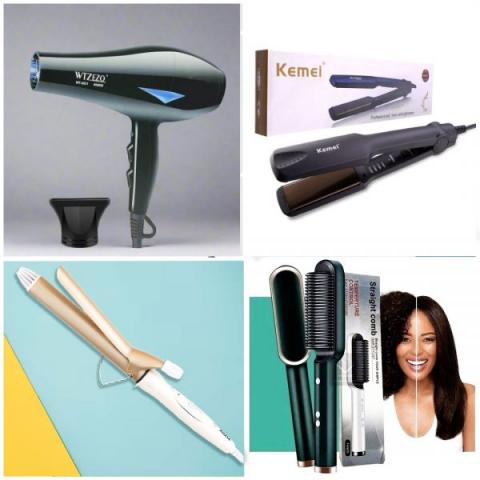 Curling Iron Hair Dryer And Comb In One In Hair Styling Combo Hair