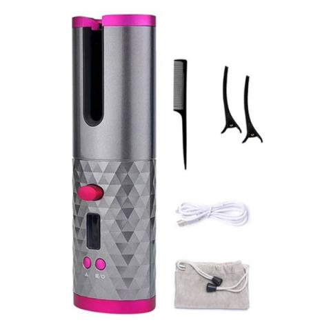 Cordless Hair Curler, Automatic Curling Iron Ceramic Rotating Hair Curler w  6 Temperatures 11 Timer Settings Rechargeable Portable Hair Curling Iron on  OnBuy