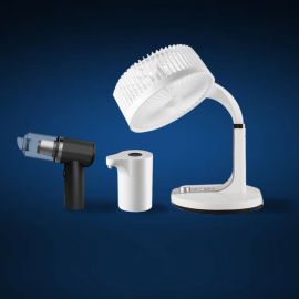 3 in 1 Combo offer - Rechargeable Folding Fan with Light + Rechargeable Water Dispenser + Handheld Vacuum Cleaner - Fabvariety