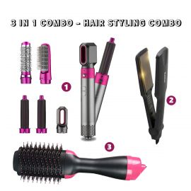 3 in 1 Hair Styling Combo - Fabvariety