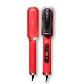 Babyverse Hair Straightener Brush, BA-1092, 950° F, Plasma Perm - Fabvariety