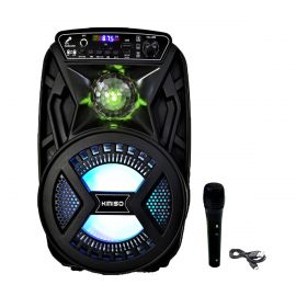Kimiso Portable Bluetooth Party Speaker with Mic-Model: QS-3603