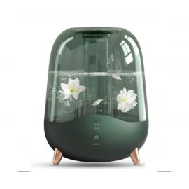Deerma 5L Large Capacity Crystal Air Humidifier 220V 25W 280 ml/h Humidification Low Noise Operation - Green DEM-F329