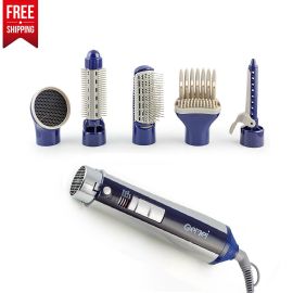 Gemei Professional Hot Air Styler, 6-in-1 Hot Air Styler, GM-4834  - Fabvariety