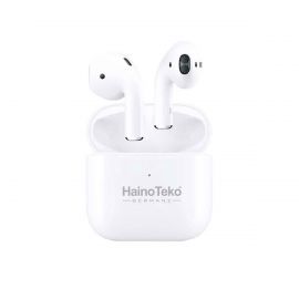 Haino Teko Airpods Air 1 mini - Bluetooth Wireless Headset with Silicone Cover, White - Fabvariety