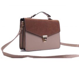 Ladies Hand Bag - Velvety Brown