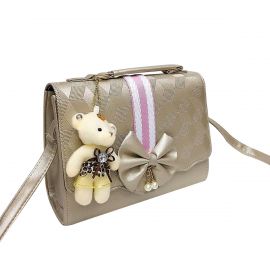 Women's Hand Bag - Gold Color