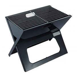 Notebook Charcoal Grill, Folding Portable Lightweight Barbecue Grill Tools, For Outdoor Grilling Cooking Camping Hiking Picnics