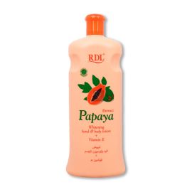 RDL Papaya extract Hand & Body Lotion with Vitamin E, 600ml - Fabvariety