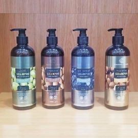 Hair Shampoo with Olive/Argan/Charcoal/Almond Extracts - Fabvariety