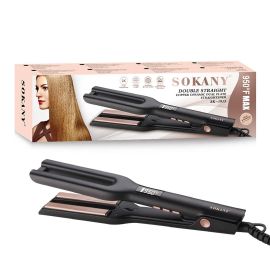 Sokany Double straight copper ceramic Dual plate straightener, SK-1913 - Fabvariety