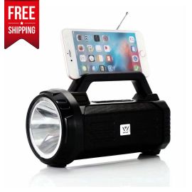 SMIKY Solar Bluetooth Speaker with Bright Flash Light - DANIU WSA -864 Solar Bluetooth Speaker