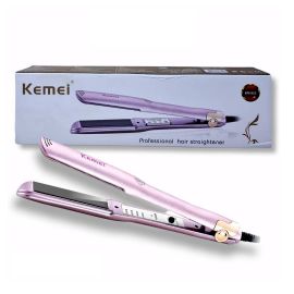 Kemei Professional Hair Straightener Iron, KM-852, with Rapid Heating and Intelligent Constant temperature - Fabvariety