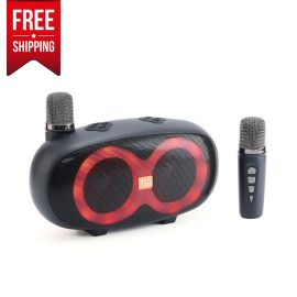 Wireless Bluetooth Speaker With 2 Microphones - TG542DK - Fabvariety