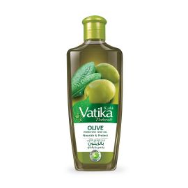 Vatika Naturals Olive Enriched Hair Oil, Nourishment & Protection for Hair, 300 ml - Fabvariety
