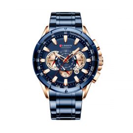 Curren Men's Waterproof Stainless Steel Analog Wrist Watch J4211BL-KM