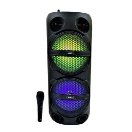 Portable Bluetooth Speakers - RX-6208 Rechargeable Speaker Multimedia System-  BT USB FM AUX input